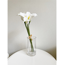 造花 カラー ホワイト 6本セット